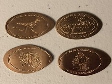 Alan Bible Visitor's Center Elongated Coins/Pennies  And Tokens