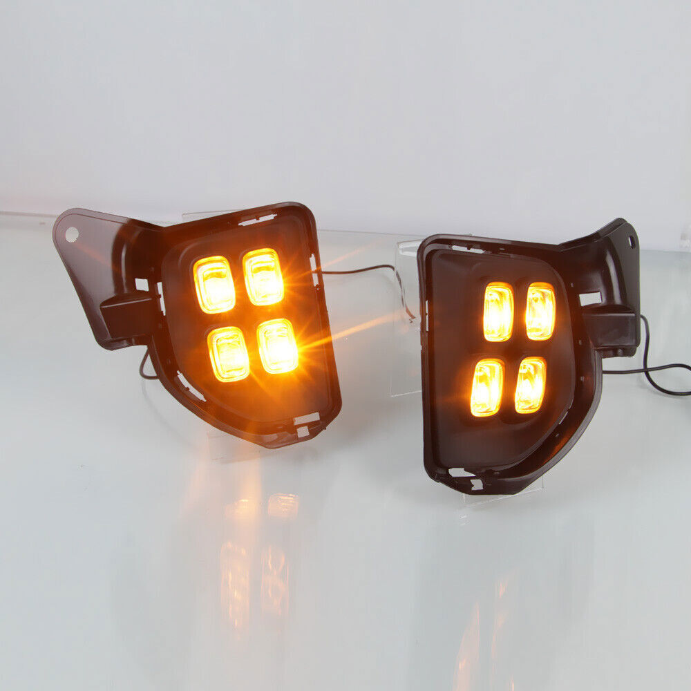 Daytime Running Lights LED DRL Fog Lamp Replacement Bumper