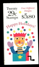 US Booklet MNH #BK212 29c Happy Holidays (1 ea 2778a+78b)    P# 111111, bk2121