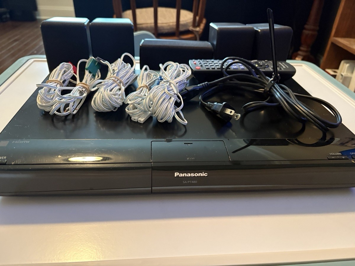 Panasonic SA-PT480 DVD Player 5.1 Channel Home Theater Sound