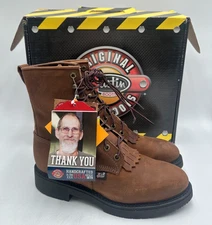 Justin Conductor Brown Steel Toe NEW Men's Boot Multiple Sizes