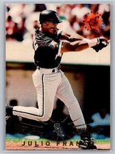 1995 Stadium Club Baseball Virtual Reality #122 Julio Franco - VG - White Sox