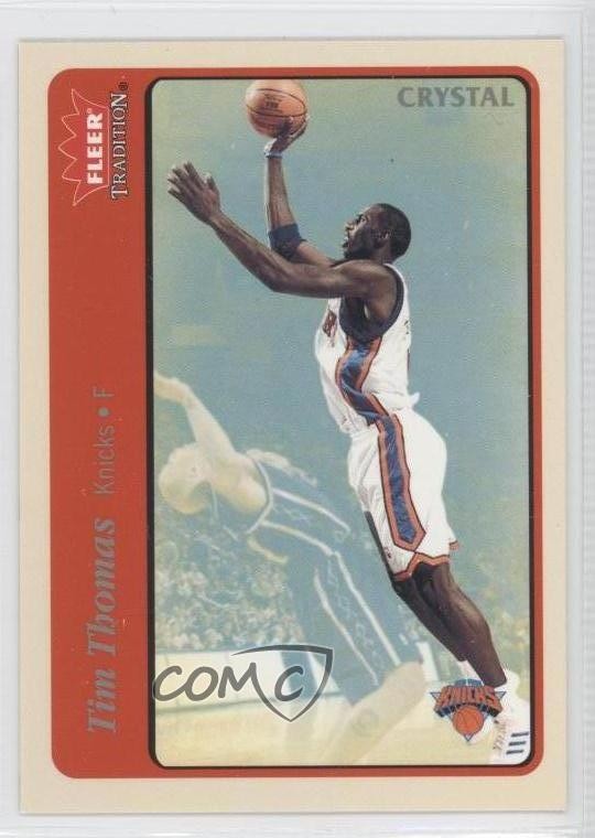 2004-05 Fleer Tradition Crystal 111/150 Tim Thomas #183 0a1