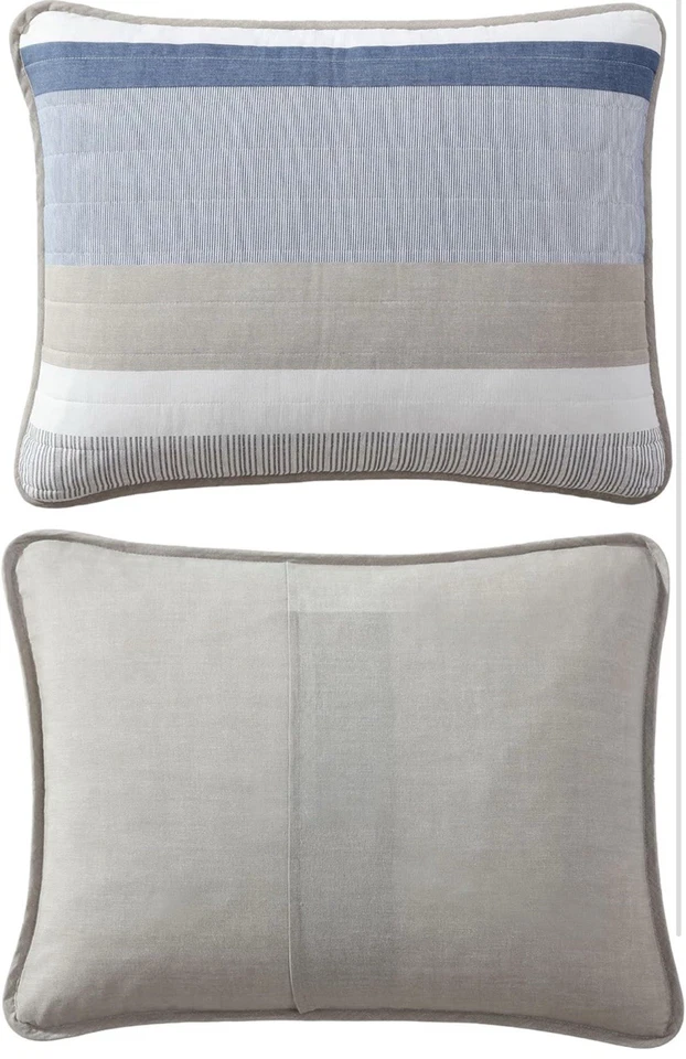 Nautica Queen Quilt Set, Cotton Reversible Bedding Galewood - Image 3 of 4