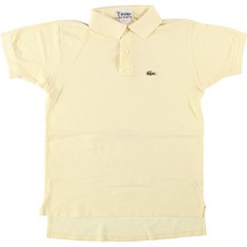 Used 1970'S Lacoste IZOD short-sleeved polo shirt made in the USA men's size...