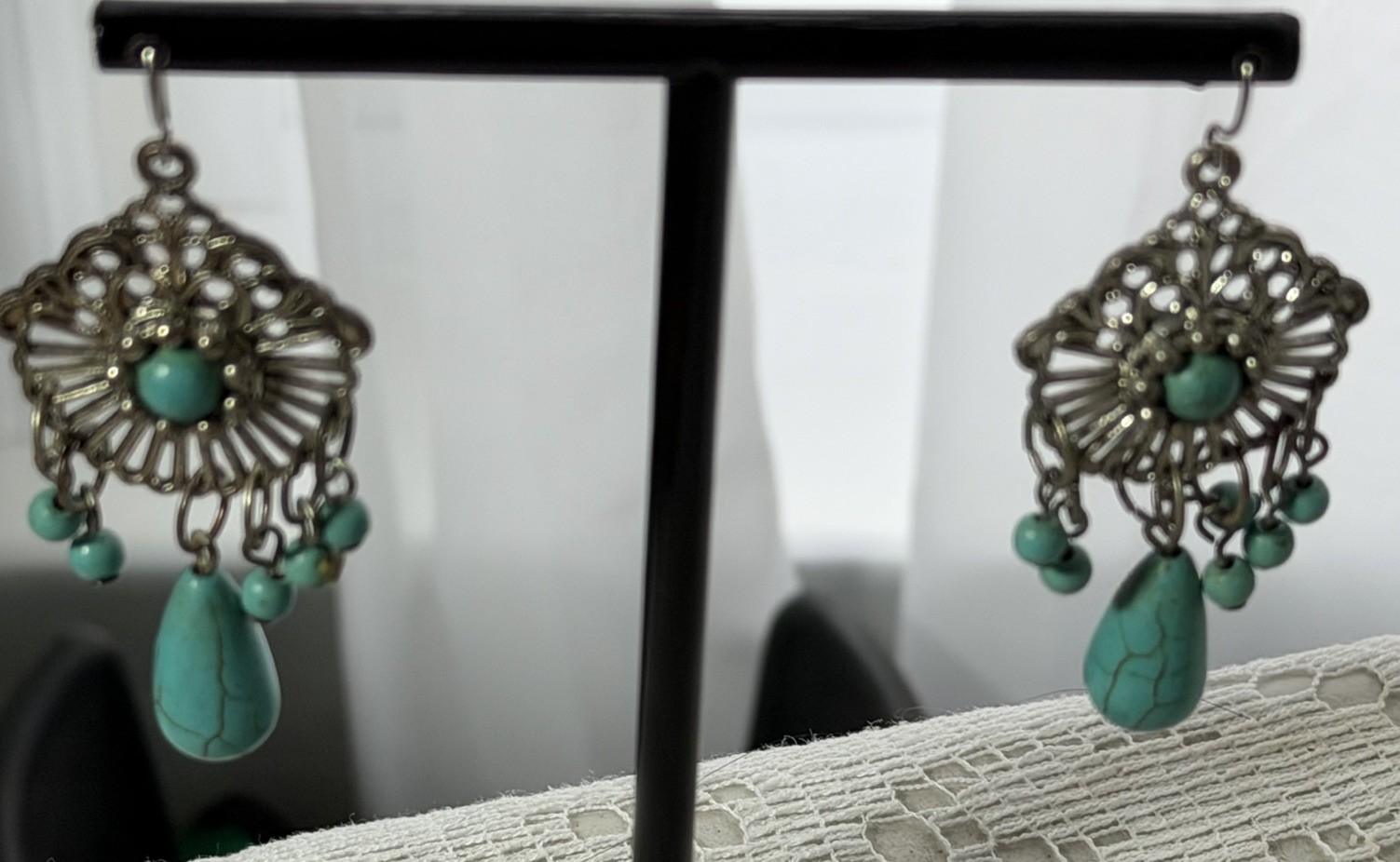 Multi-Strand Boho-Style Statement Necklace & Earr… - image 8