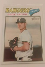 2026 Topps Heritage - Jack Leiter #304 - Texas Rangers( 3) cards 