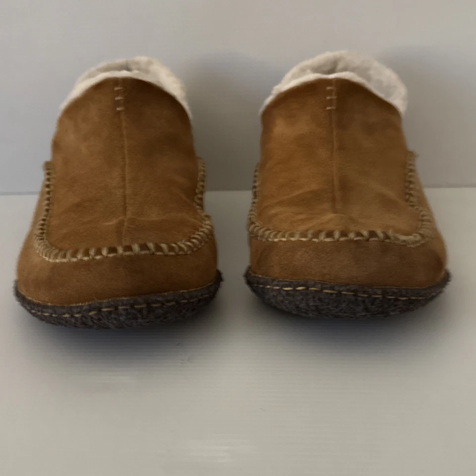 Sorel Men's Manawan II Slipper Elk Natural Brown US Size 9 NM3477 Faux Fur Trim - Image 2 of 4