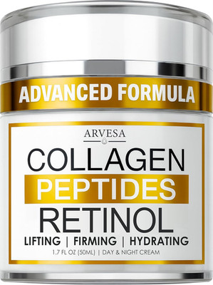 Retinol Cream for Face with Collagen Peptides - anti Aging Wrinkle Cream for Wom
