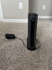 Motorola 16x4 Cable Modem Plus AC1900 WiFi Router - Model MG7550 With Power Cord