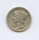 1935  Mercury Dime - 90% Silver - Free Shipping