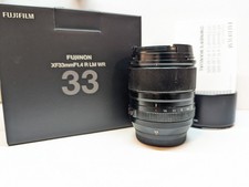 Fujifilm XF 33mm f/1.4 R LM WR Prime Lens  Caps  Hood  Box