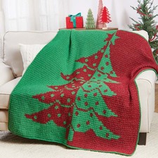 Herrschners  Hearthside Tree Throw Crochet Kit