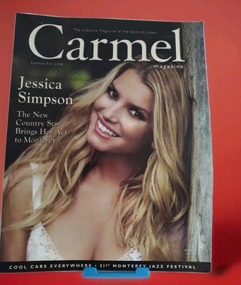 #ad Carmel Magazine Jessica Simpson Cover Summer Fall 2008 Monterey Jazz Festival $16.79