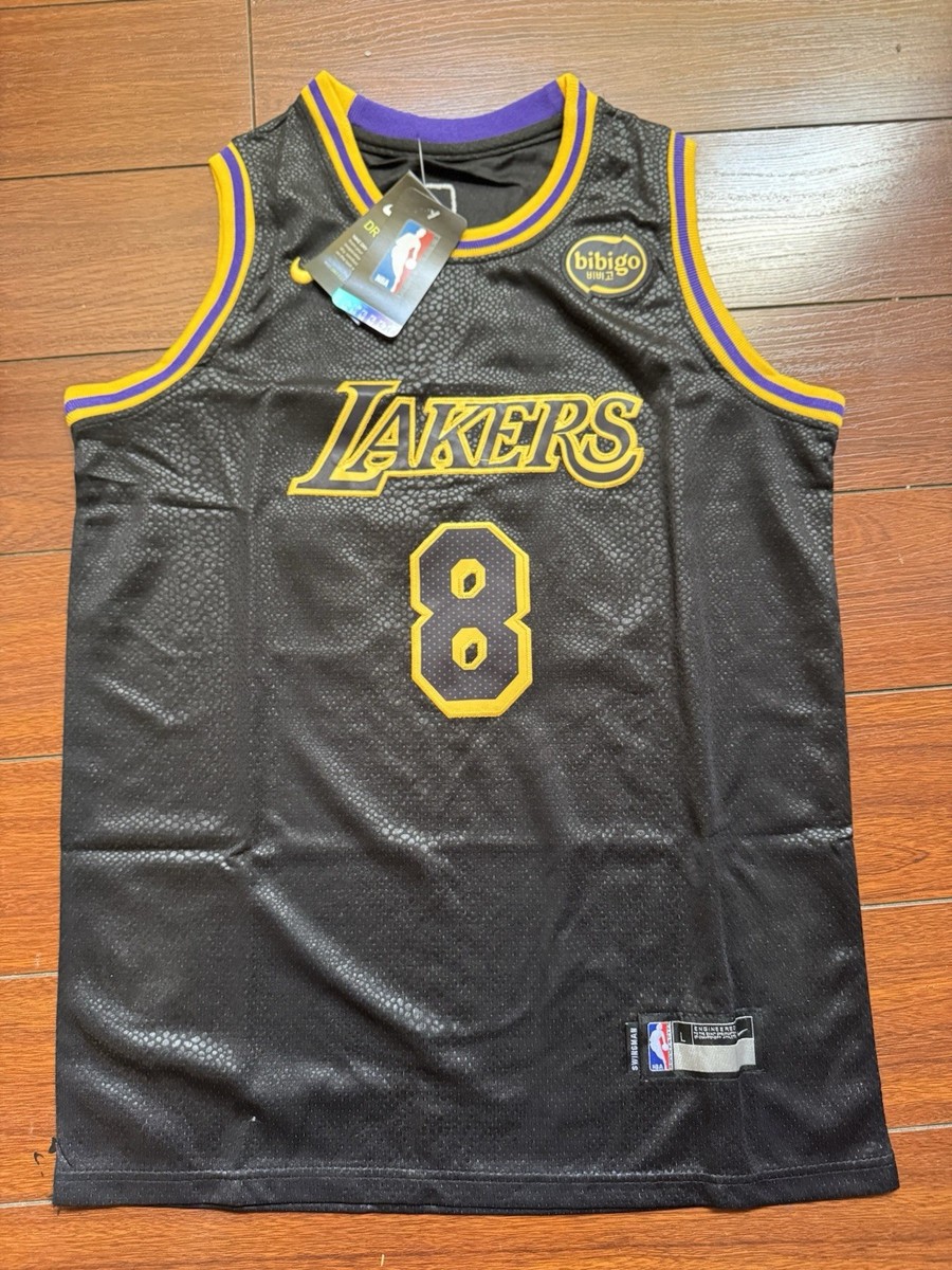 Nike Youth XL Lakers Kobe Bryant Swingman Jersey Black Mamba 8 24