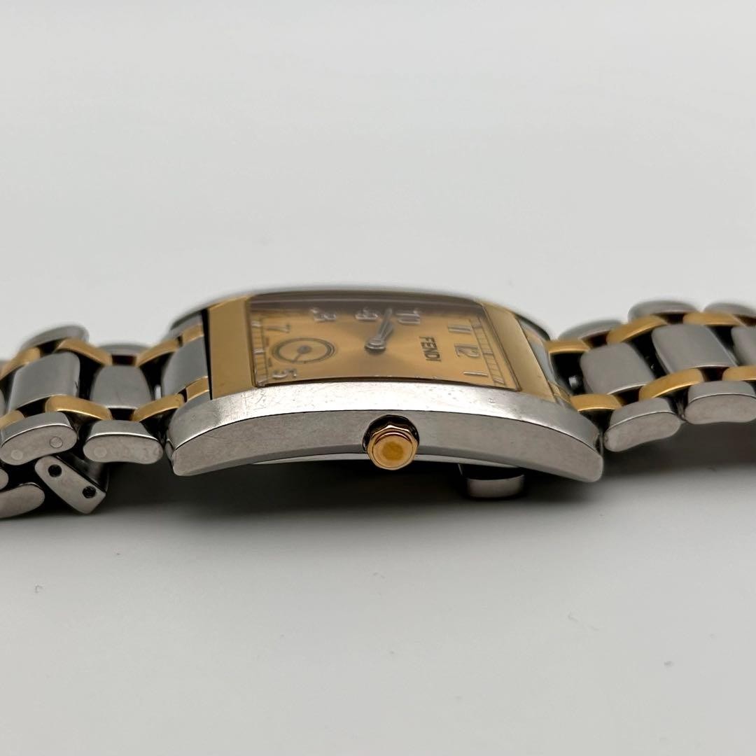 Fendi 7000G Watch Rectangular Timepiece Silver Go… - image 6