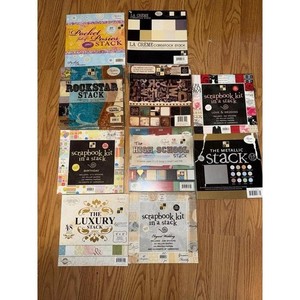 Scrapbook paper stacks