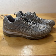 Talla 11.5 - Supreme x Nike Air Max 98 piel de serpiente *separación de suela* muy usadas