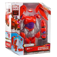 Figura de acción Big Hero 6 Baymax Armor-Up modelo de juguete 16 cm robot regalo para niños