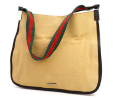 Gucci Borsa a mano Borsa a tracolla Borsetta GG Canvas Sherry 4324 Beige...