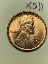 1937-d Lincoln Wheat Cent Uncirculated Coin X511