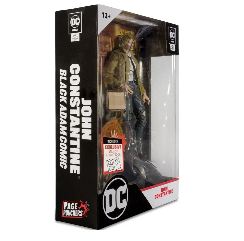 Figura de acción McFarlane Toys DC Multiverse Comic negro ADAM John Constantine 7" Foto 3 de 4