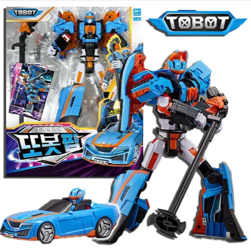 Tobot Pop Convertible Sports Car Robot Toy Convertible Action Figure Kids Transf - Image 2 of 4