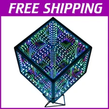 Infinity Hyper Cube LED Lamp - Color-Changing Music Sync