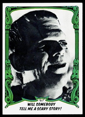 Tell Me a Scary Story! 1980 Topps You'll Die Laughing Creature Feature #67