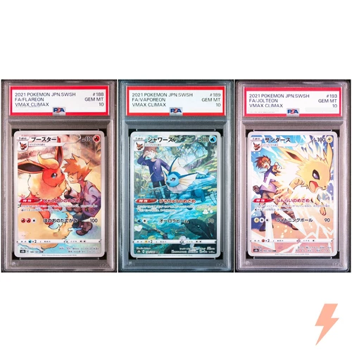 PSA 10 Eeveelution CHR Set 188-193/184 S8b VMAX Climax - Pokemon Card Japanese