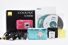 Nikon COOLPIX S3300 Green 16MP Digital Camera Boxed Tested