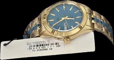 $199- Timex Waterbury TW2U82600VQ Legacy Gold-Tone IP Women\'s SS Quartz Watch Amazon.com: Timex Women main image 4