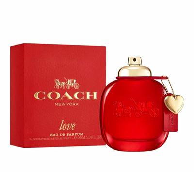 Coach Love Eau de Parfum Spray 3 fl oz - Red Velvet Rose & Cedarwood Original