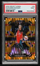 2024 Select WNBA Concourse Gold Flash Prizm 4/10 DeWanna Bonner PSA 9 MINT 3d3