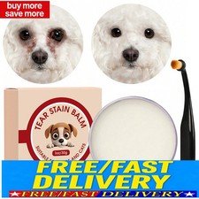 Puppy Tear Stain Remover 40g Cleaning Balm with Brush Eye Cleaner Dogs