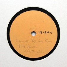 BILLY BANKS RHYTHMAKERS "Mean Old Bed Bug Blues" VOCALION SHELLAC TEST [78 RPM]