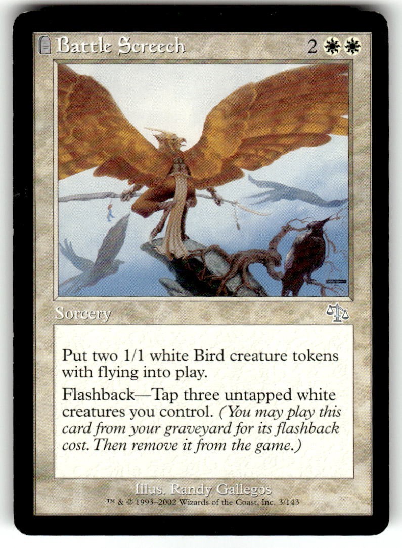 Battle Screech Judgment Regular MTG