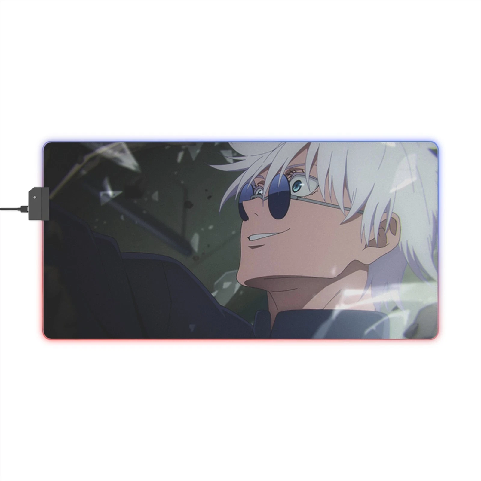 Jujutsu Satoru Satoru Gojo LED Gaming Mouse Pad