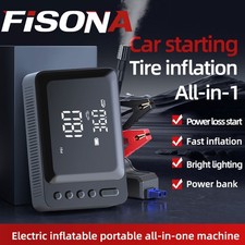 Car Jump Starter Battery With Air Compressor 6000a Charger Emergency Power Bank Car Jump Starter Battery With Air Compressor 6000a Charger Emergency Power Bank