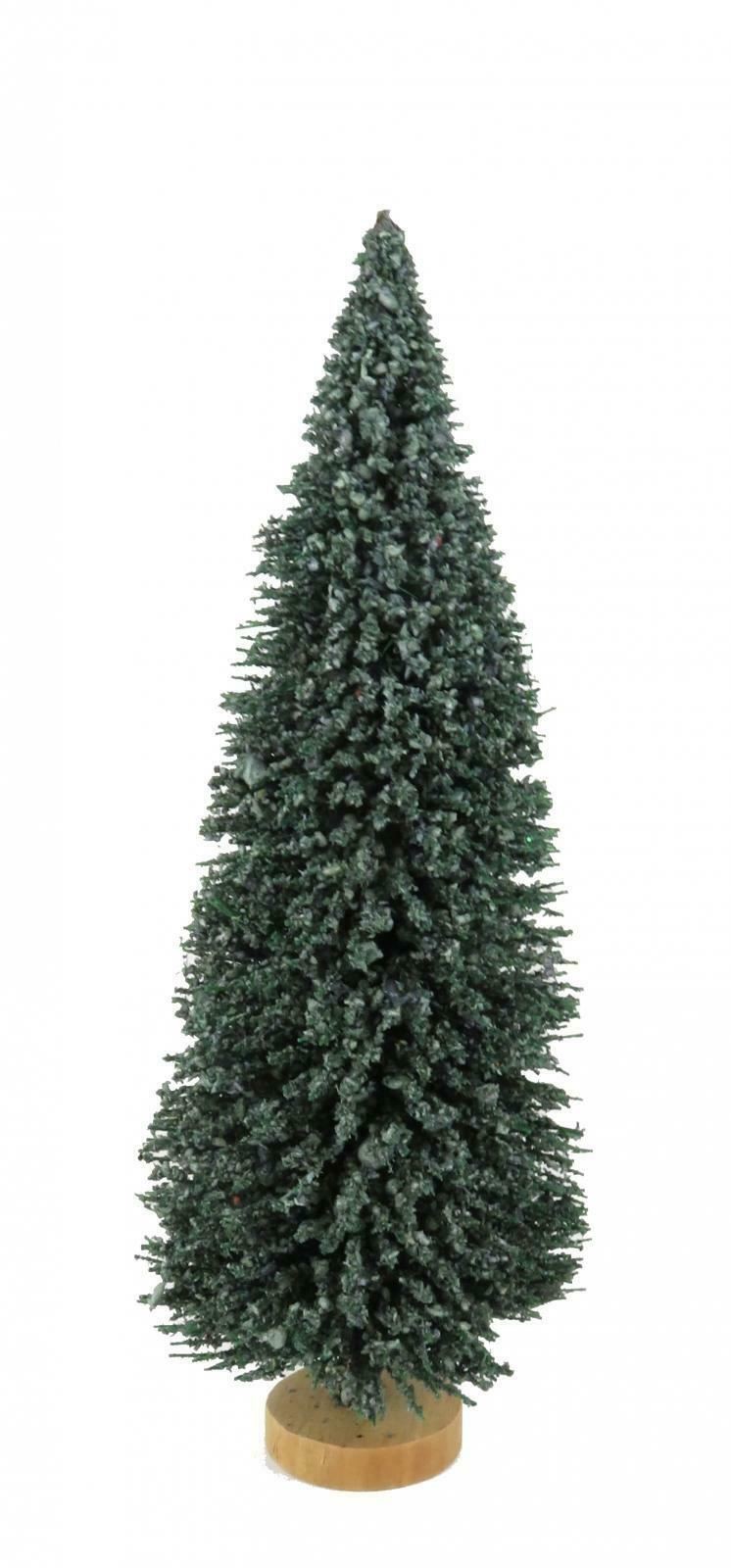 Dolls House 8""  Spruce Evergreen Tree Miniature Christmas Garden Scene Accessory