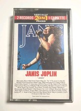 Janis Joplin "Janis" Cassette, 1990, Columbia Original Soundtrack 2on1 VG 