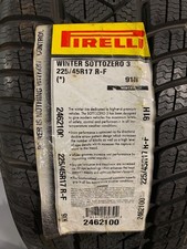 1 New 225 45 17 Pirelli Winter Sotto Zero 3 R...