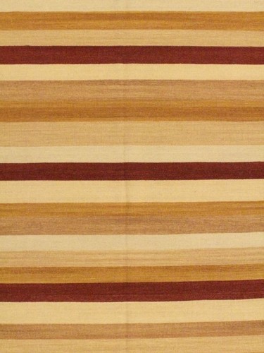 Vintage Hand Woven Carpet 5'7" x 7'10" Traditional Wool Kilim Rug - Picture 2 of 4