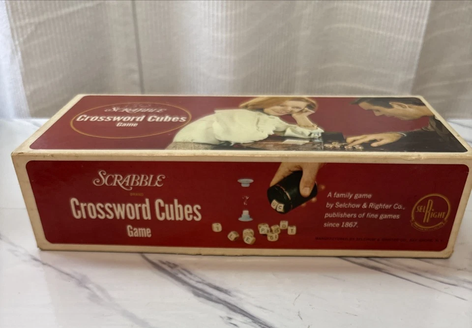 1968 game Scrabble crossword cubes - Image 3 of 4