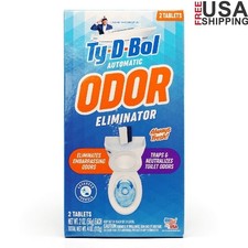 Automatic Toilet Bowl Cleaner Tablets 2 Pack Unscented Odor Eliminator