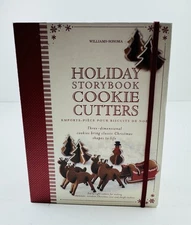 Williams Sonoma 3-D Cookie Cutters! Set of 8 Cutters From 2006 Christmas time🌲