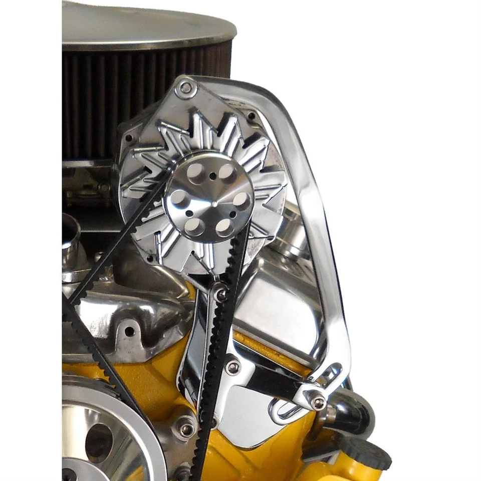 Soporte alternador Bills Hot Rod Co.100 Series Stock SBC, crudo Foto 2 de 4