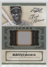2012 Playoff Prime Cuts Icons 17/49 Frank Robinson #10 HOF 8b4