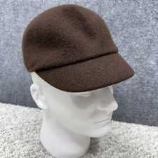 Kangol Wool Stingy Space Cap hat brown womens...