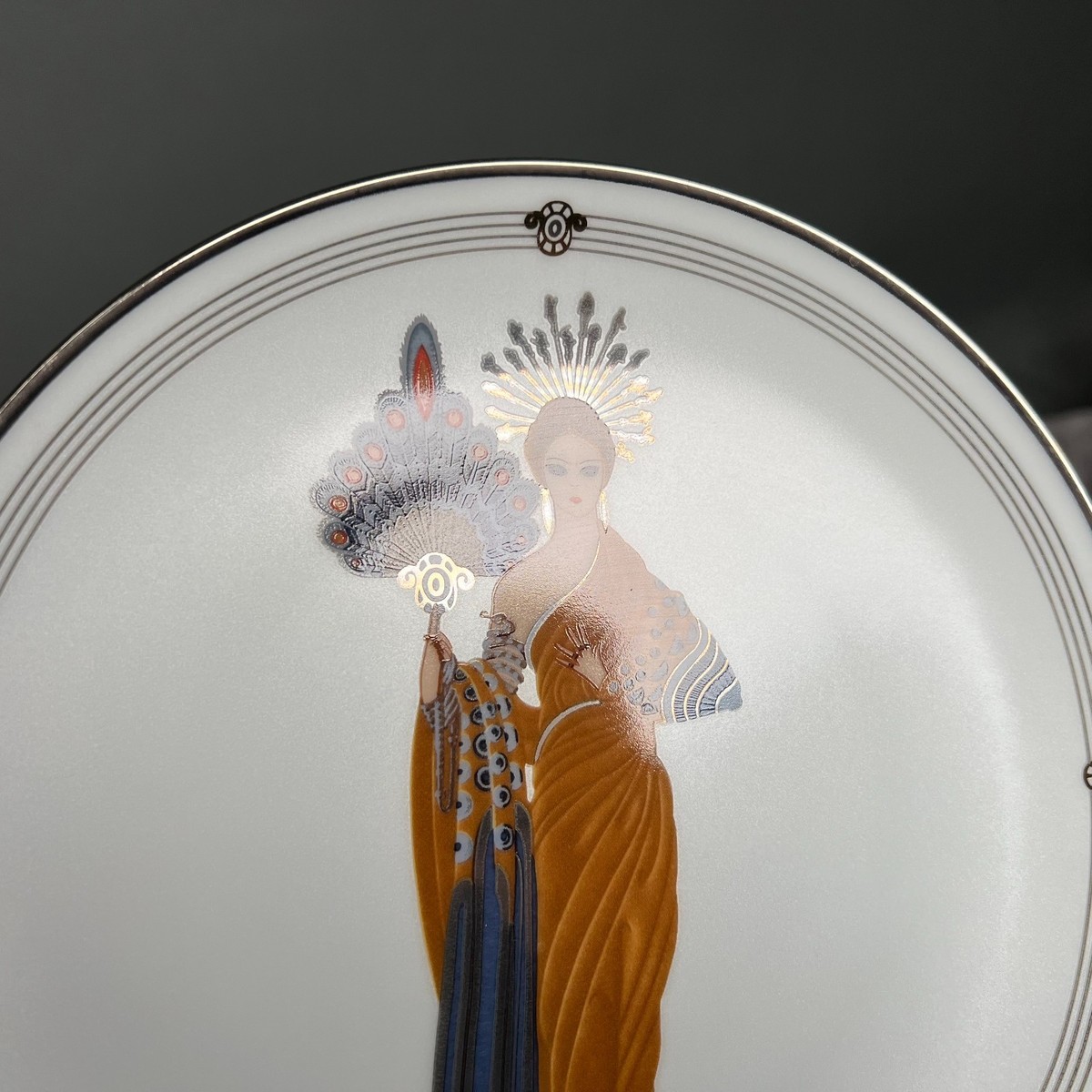 The Franklin Mint HOUSE OF ERTE ATHENA Limited Edition Plate Art